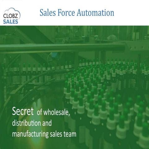 Secret Of Manufacturing Sales
