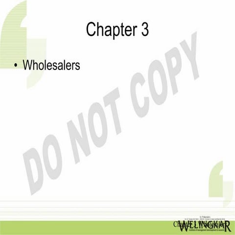 Wholesalers