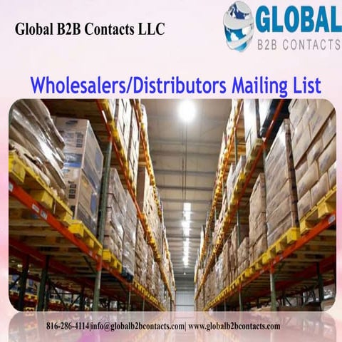 Wholesalers distributors mailing list