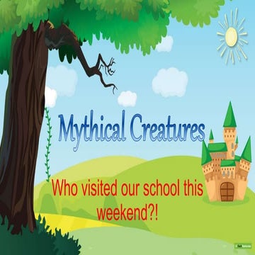 Talk4Writing - Mythical Creatures