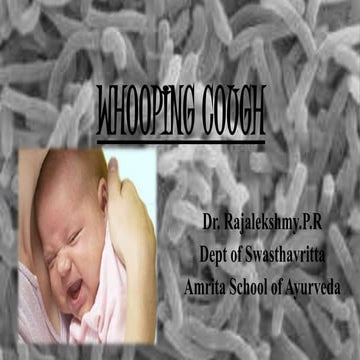 Whooping cough