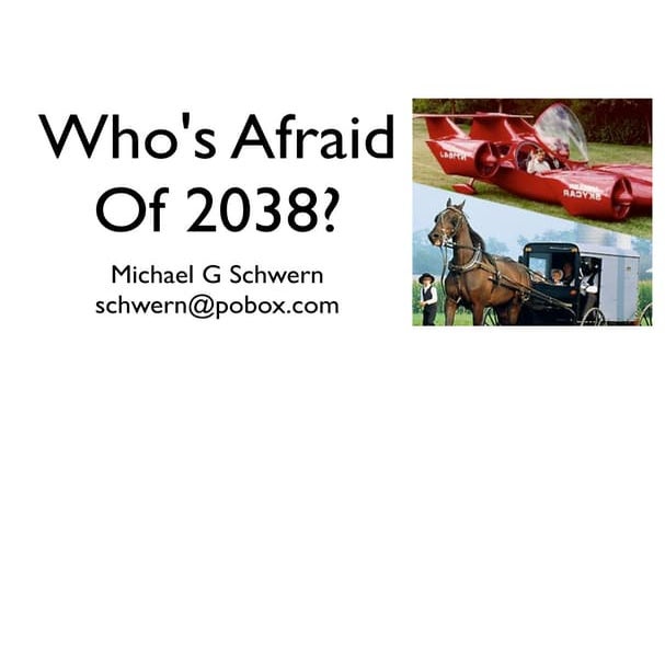Who's Afraid Of 2038?