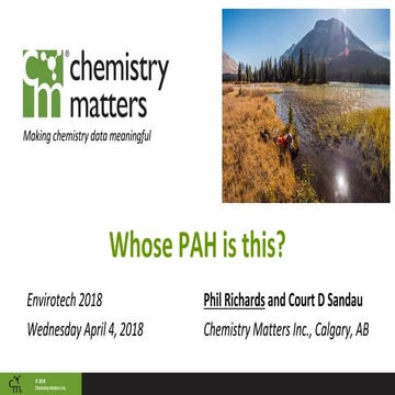 Whose PAH is this? - Envirotech 2018
