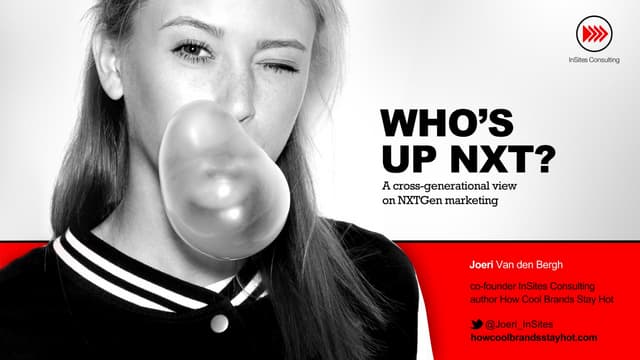 Who's up NXT: a global cross-genera...