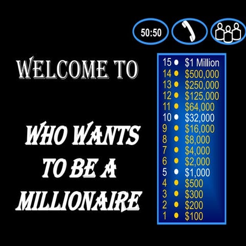 Who wants to be a Millionaire  5th