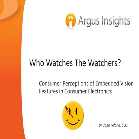 Who Watches the Watchers? Analysis of Embedded Vision Adoption in Consumer El...