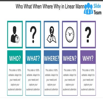 Who What When Where Why In Linear Manner