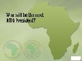 Who will be the next AfDB president?