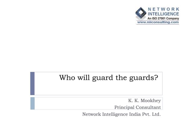Who Will Guard The Guards Ppt Who Will Guard The Guards Ppt