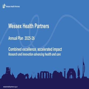 Wessex Health Partners Annual Plan 25-26