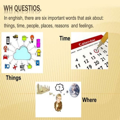 Wh questios classroom