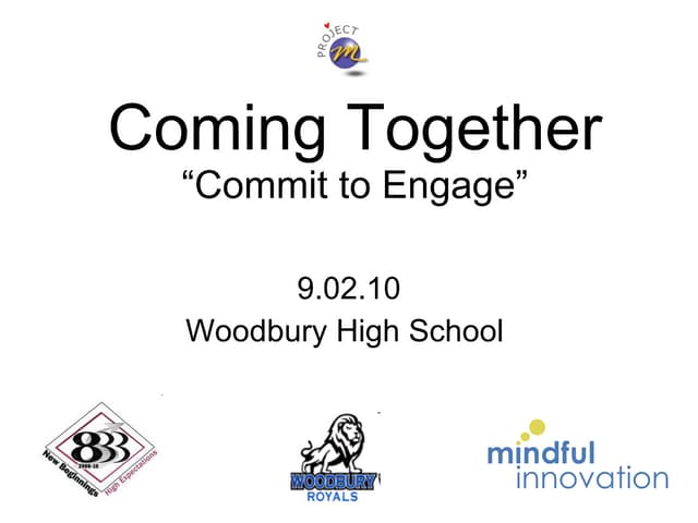 Woodbury High Professional workshop 2010