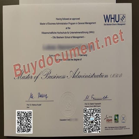 WHU – Otto Beisheim School of Management diploma | PDF