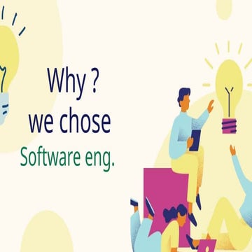 Why We Chose Software Engineering Pptx