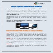 Why a Laptop is better than a Desktop?