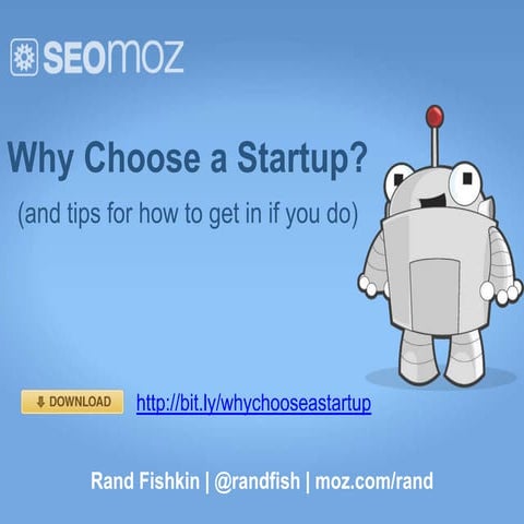 Why Choose A Startup?