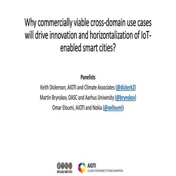 Why commercially viable cross-domain use cases will drive innovation and hori...