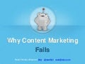 Why Content Marketing Fails