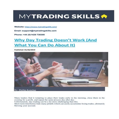 Why Day Trading Doesn't Work