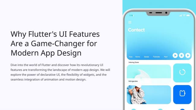Why Flutter's UI Features Are a Game-Changer for Modern App Design?