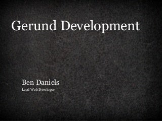 'gerund' on SlideShare