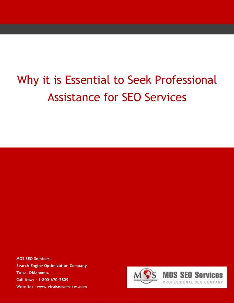 Why It is Essential to Seek Professional Assistance for SEO Services