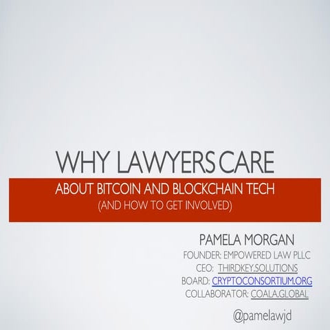 Why lawyers should care about bitcoin