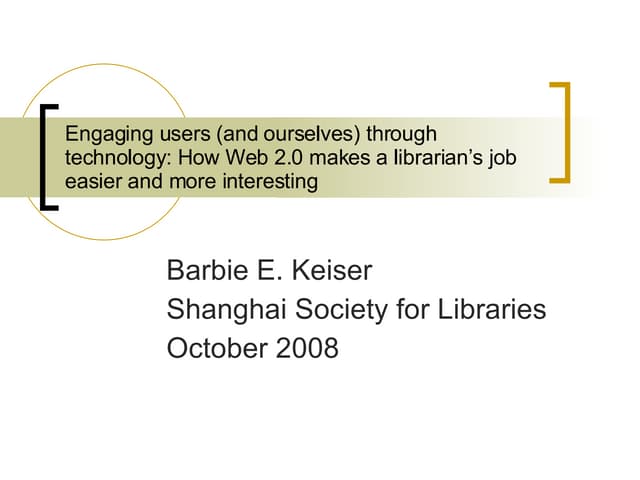 Why Library 2