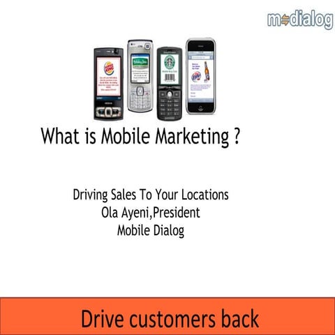 Why Mobile Marketing For Franchise Chains