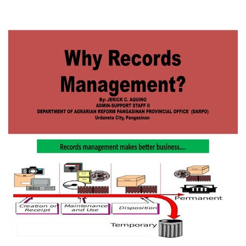 Why records management is important | DOCX