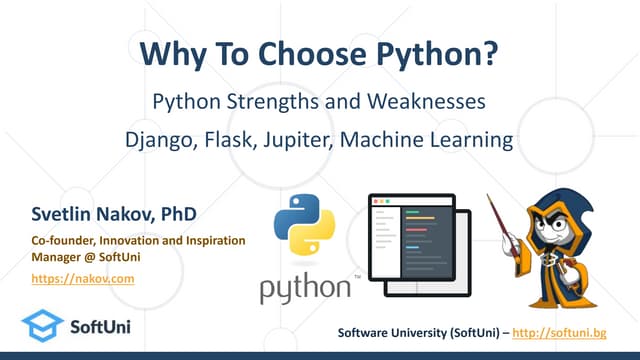 Why to Choose Python? | PPTX
