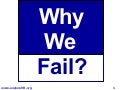 Why We Fail
