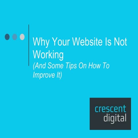 Why Your Website Isnt Working
