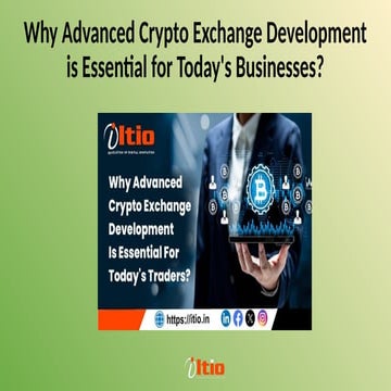 Why Advanced Crypto Exchange Development is Essential for today business?
