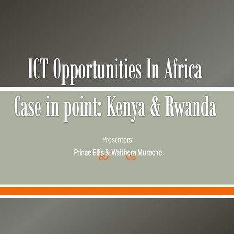 Why africa for ict