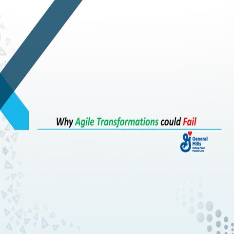 Why agile transformations could fail! v1.0