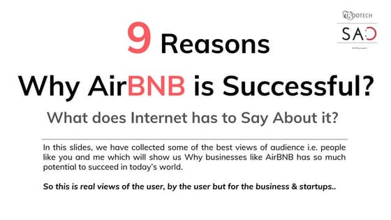 9 Reasons Why AirBNB Is So Successful... (Public Opinion)