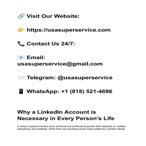 Why a LinkedIn Account is Necessary in Every Person’s Life.pdf