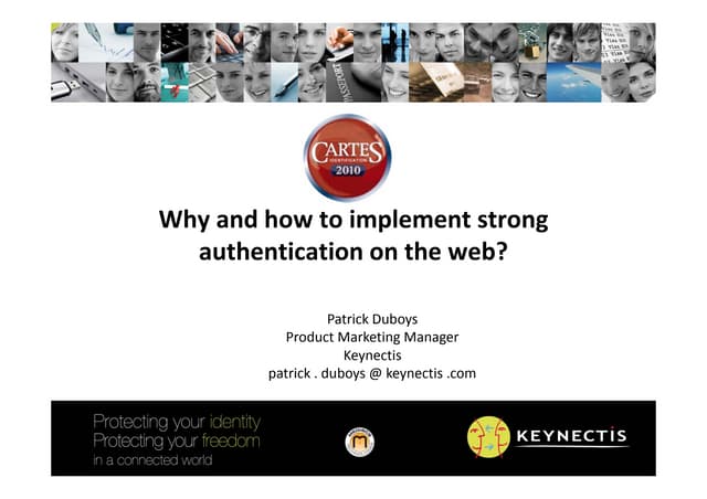 Why and how to implement strong authentication on the web   cartes 2010 - pat...