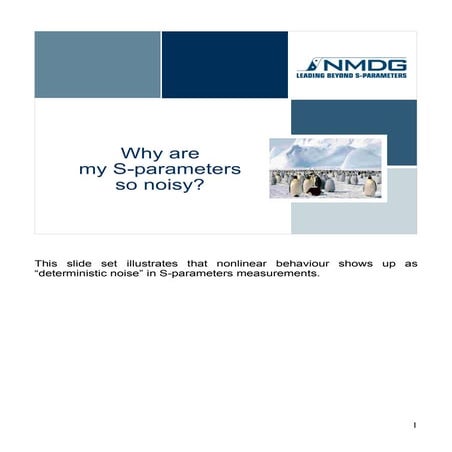 Why are my s parameters so noisy?