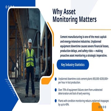 What Is Asset Monitoring? A Complete Guide for Cement Plants | PPTX