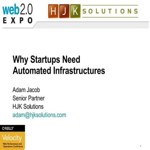 Why Startups Need Automated Infrastructures