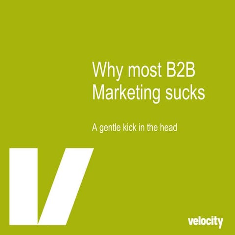 Why B2B Marketing is so Boring