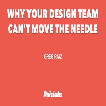 Why bad design is your fault - UXPA 2016