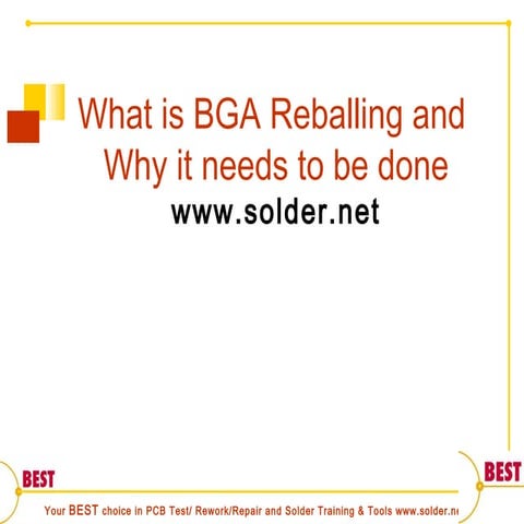 Why bga reballing and why it is important