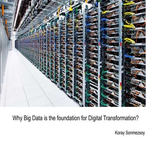 Why Big Data is the foundation for Digital Transformation ?