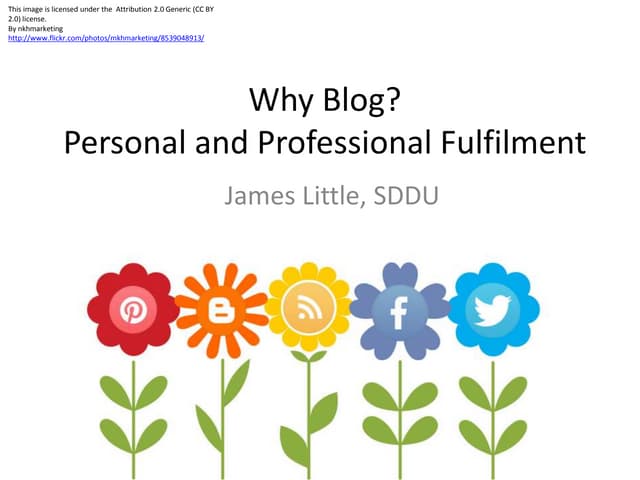 Why Blog?