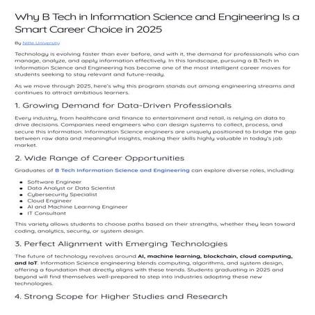 Why B Tech in Information Science and Engineering Is a Smart Career Choice in 2025.pdf