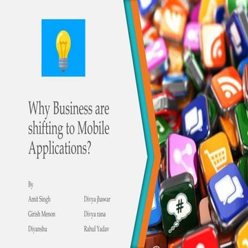 Why business are shifting to mobile applications