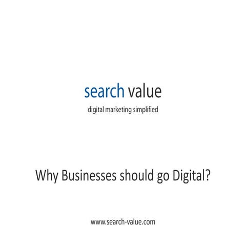 Why businesses should for digital marketing?